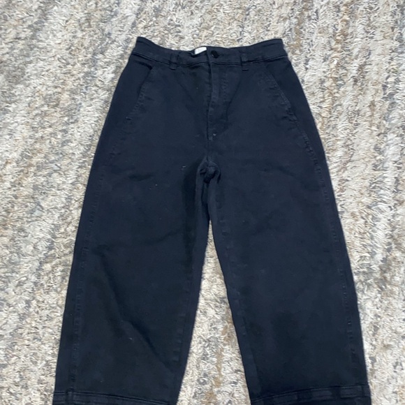 Everlane The Utility Barrel denim jeans Black sz 4 - Picture 4 of 16
